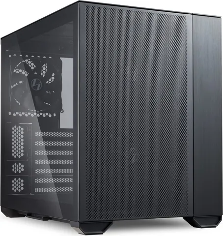 LIAN LI O11 AIR MINI Black PC Case ATX / M-ATX with 3 standard Fans (front 120mmx2, rear 120mmx1) Me