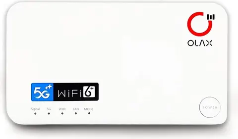 OLAX router 5G LTE G5010 με LAN θύρα, Wi-Fi 6, dual band, 4000mAh