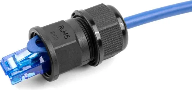 DELOCK σύνδεσμος για RJ45 86995, αδιάβροχος IP67, μαύρος — εικόνα 2