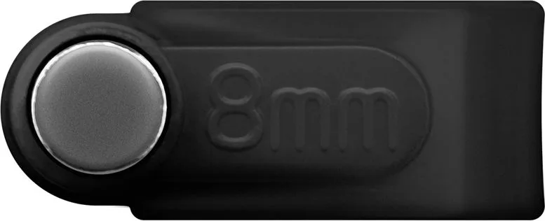 GOOBAY ρόκα στήριξης καλωδίων 64681, 8mm, μαύρο, 100τμχ — εικόνα 3