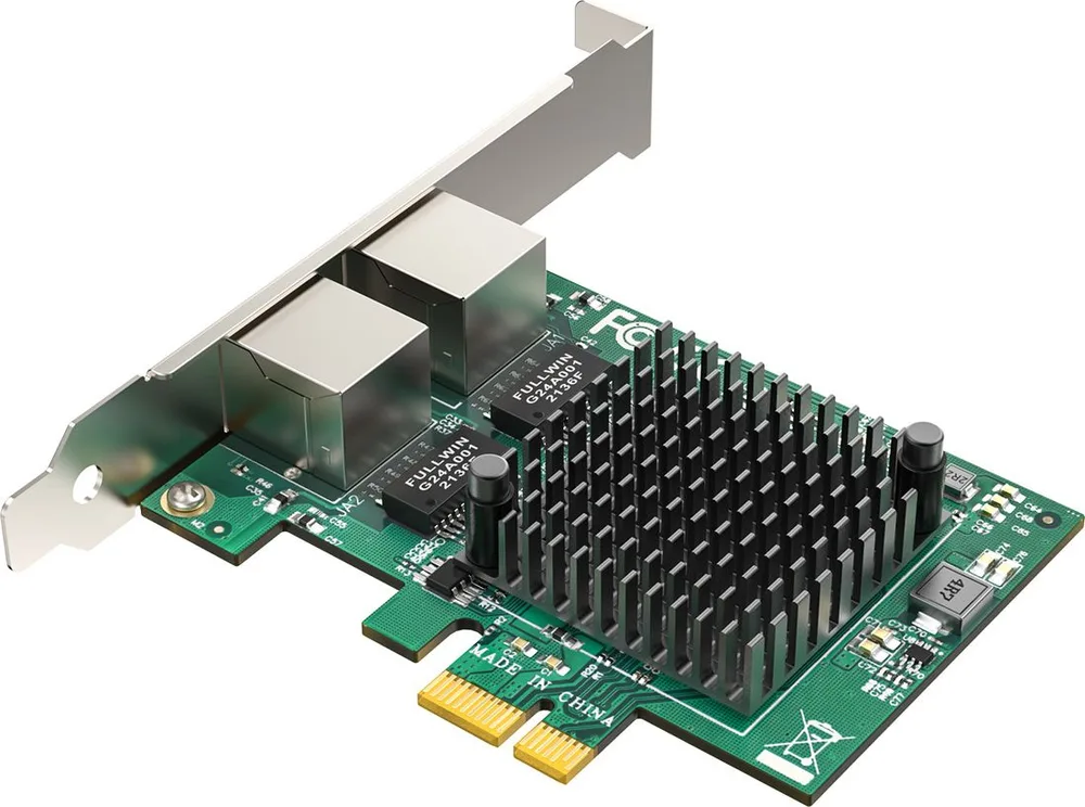 EDUP κάρτα επέκτασης δικτύου PCIe σε 2x RJ45 EP-9613, 1000Mbps — εικόνα 3