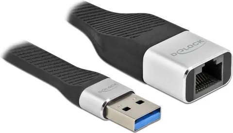 DELOCK αντάπτορας δικτύου 86937, USB, 1000Mbps Ethernet, 13cm, μαύρος