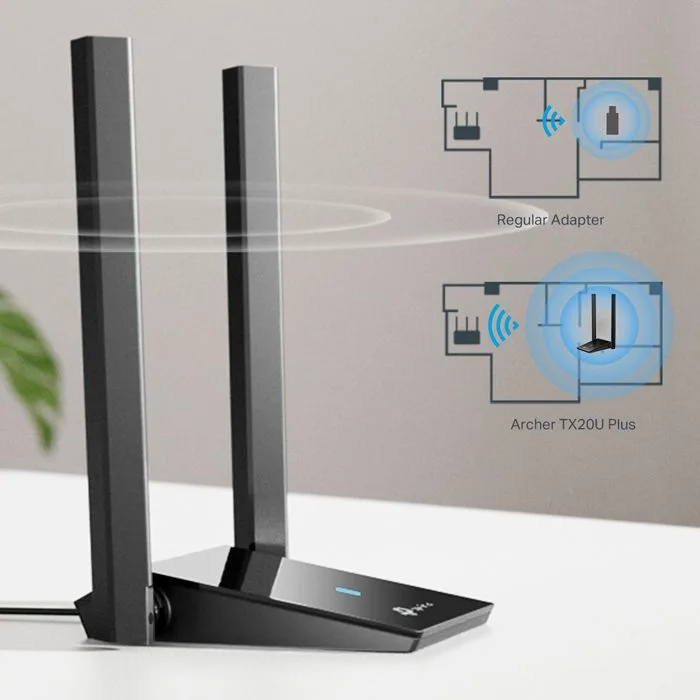 TP-LINK ασύρματος USB αντάπτορας δικτύου Archer TX20U Plus, 1800Mbps V.1 — εικόνα 3