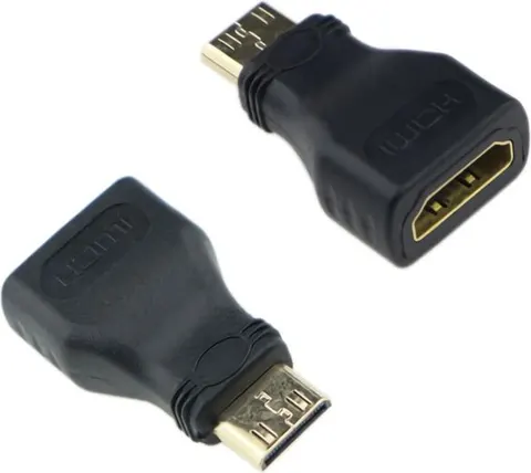 POWERTECH αντάπτορας mini HDMI σε HDMI CAB-H025, μαύρος