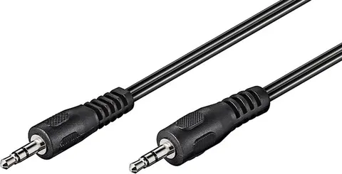 GOOBAY καλώδιο ήχου 3.5mm 50019, 3 pin stereo, 1.5m, μαύρο