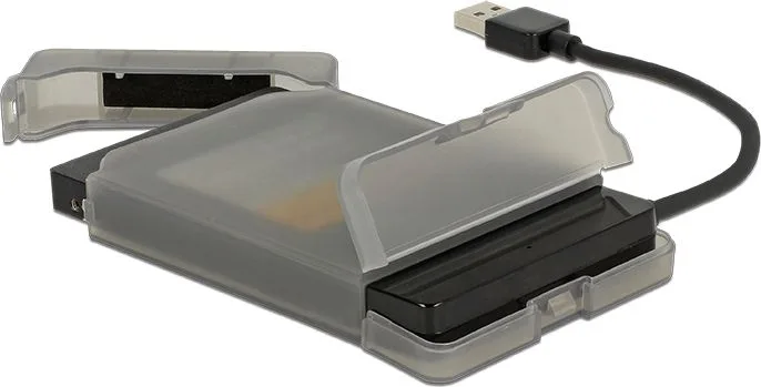 DELOCK αντάπτορας USB σε SATA 62742 με θήκη για 2.5" HDD/SSD, 6Gbps — εικόνα 4