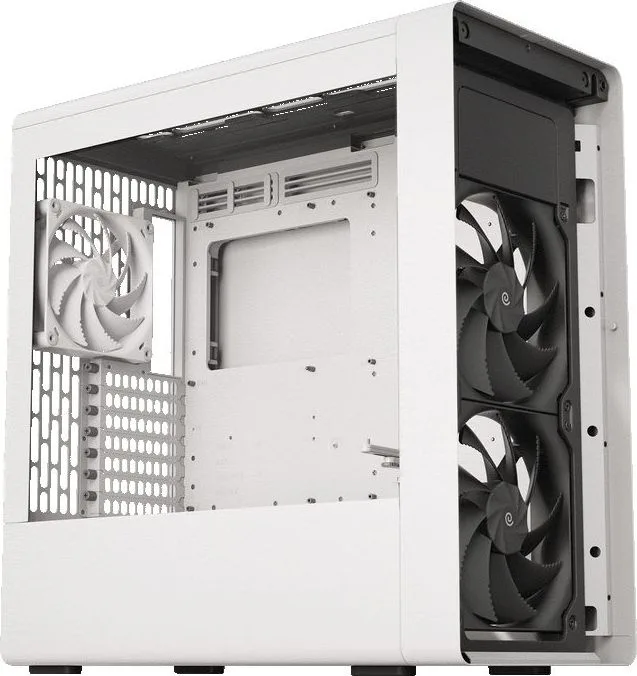 HAVN BF 360 Flow White with 180mm fans - premium ATX mid-tower — εικόνα 2