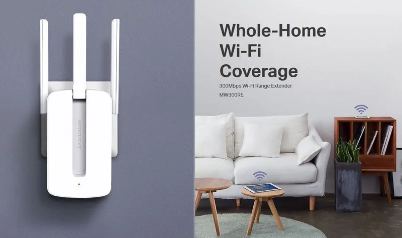 MERCUSYS Wi-Fi Range Extender MW300RE, 300Mbps, MIMO, Ver. 4 — εικόνα 4