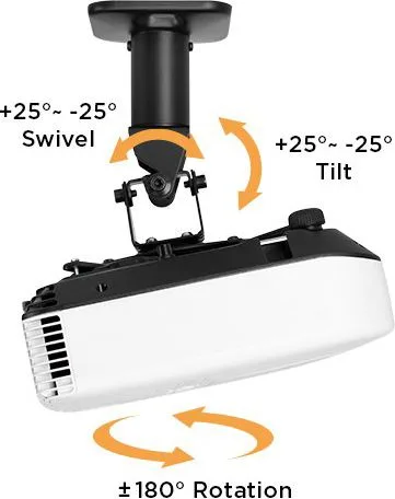 BRATECK Βάση για projectors EPB-2, οροφής, 360° περιστροφή, 15kg — εικόνα 5