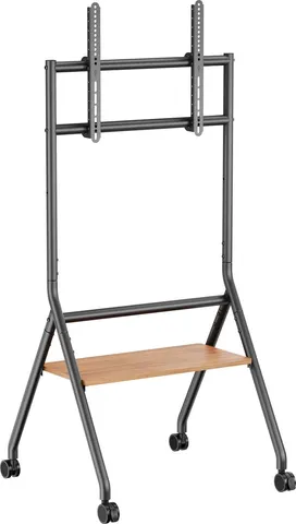 BRATECK βάση τηλεόρασης δαπέδου TTF13E-46FW, 37-86", έως 80kg, με ράφι & ροδάκια