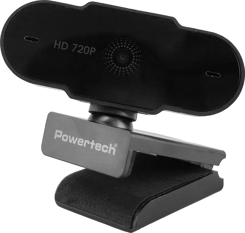 POWERTECH web camera PT-1426, 0.9MP, 720p HD, fixed εστίαση, 1.5m, μαύρη — εικόνα 3