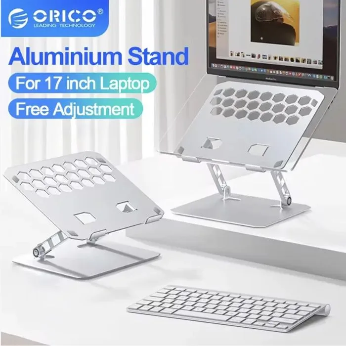 ORICO μεταλλική βάση για laptop/tablet LST02, 11~15.6", foldable, ασημί — εικόνα 2