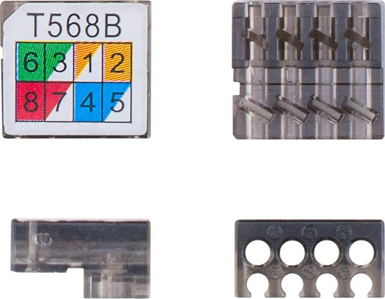 GOOBAY σύνδεσμος καλωδίων CAT 6 79577, STP, toolfree — εικόνα 3