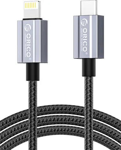 ORICO καλώδιο Lightning σε USB-C GQA29, 29W, 480Mbps, 1m, μαύρο