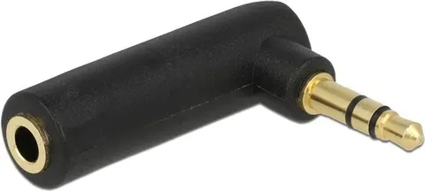 DELOCK αντάπτορας 3.5mm αρσενικό σε 3.5mm θηλυκό 65364, 3pin, γωνιακός