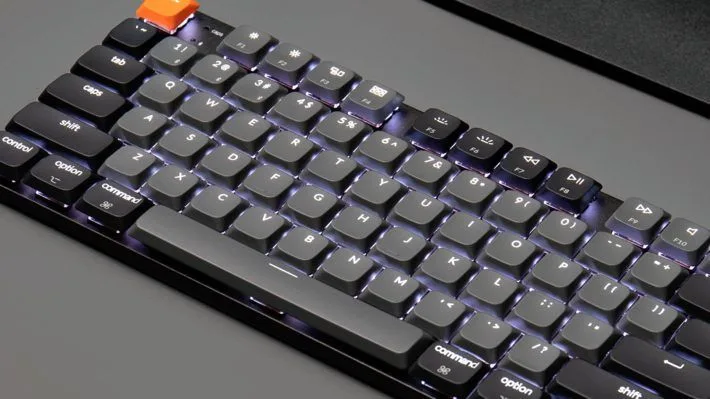 Keychron K1 V6 (K1X-B1) QMK Wireless Mechanical Keyboard Red Switch RGB 80% US Layout — εικόνα 6