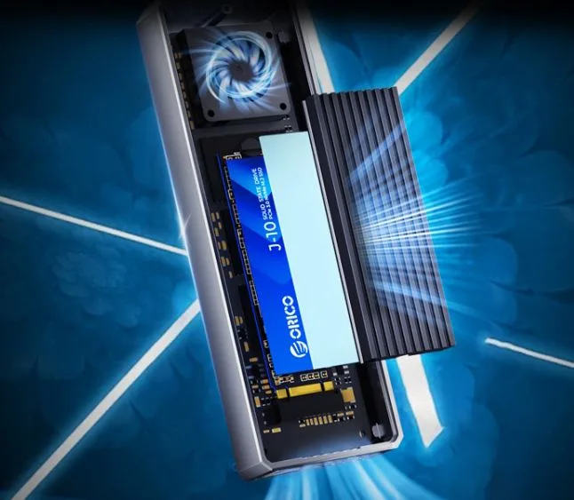 ORICO θήκη για M.2 NVME SSD CNM2-G20, 20Gbps, γκρι — εικόνα 5