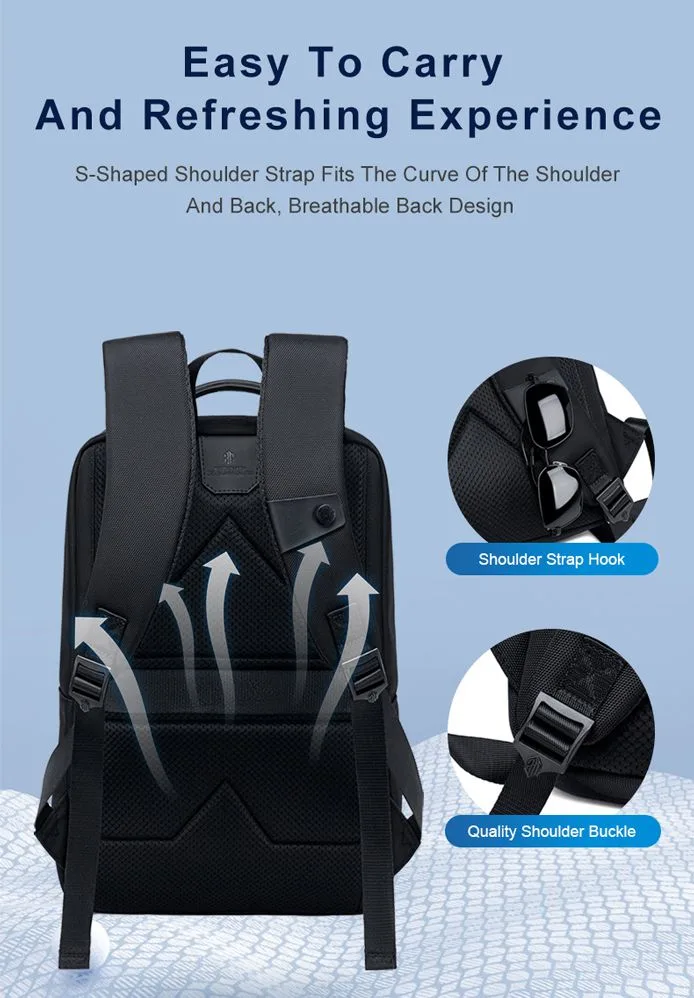 ARCTIC HUNTER τσάντα πλάτης B00681 με θήκη laptop 15.6", 11L, γκρι — εικόνα 9
