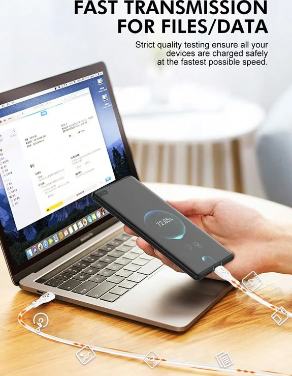 LDNIO καλώδιο USB-C σε USB-C LC811C, 65W PD, 1m, γκρι — εικόνα 4