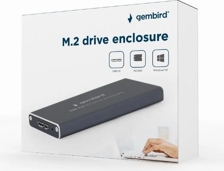 GEMBIRD θήκη για SSD M.2 SATA USB3 — εικόνα 4