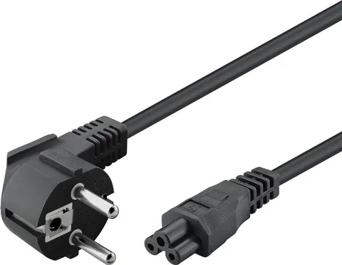 POWERTECH καλώδιο τροφοδοσίας CAB-P035, copper, 3x 0.5mm, 1.5m, μαύρο