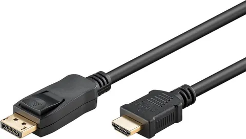 GOOBAY καλώδιο DisplayPort σε HDMI 64836, 4K/30Hz, 2m, μαύρο