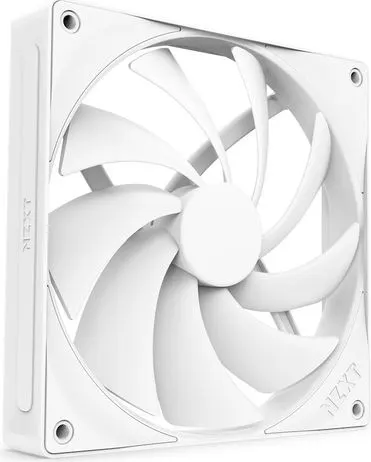 NZXT F140Q Case Fan με Σύνδεση 4-Pin PWM Λευκό