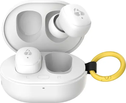 POWERTECH earphones με θήκη φόρτισης PT-1393, True Wireless, 6mm, 25/230mAh, λευκά