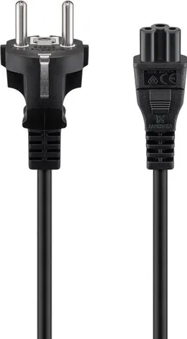 GOOBAY καλώδιο τροφοδοσίας 57846, 0.75mm², 1m, μαύρο