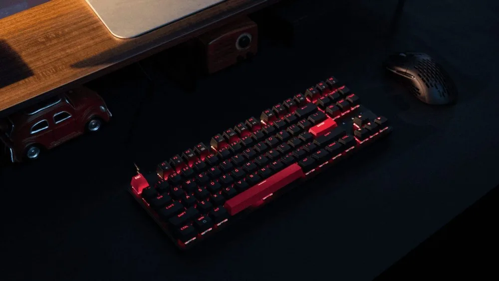 Lemokey X1 (X1-A3) QMK/VIA Wired TKL 80% Mechanical Keyboard - Brown Switch US Layout — εικόνα 2