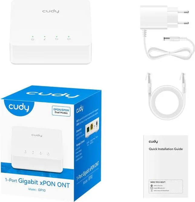 Cudy 1 Port Gigabit, Xpon ONT — εικόνα 3