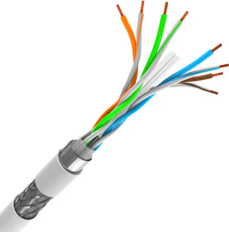 POWERTECH καλώδιο δικτύου CAB-N298, Cat 6 S/FTP, CCA, 24AWG, 305m, γκρι