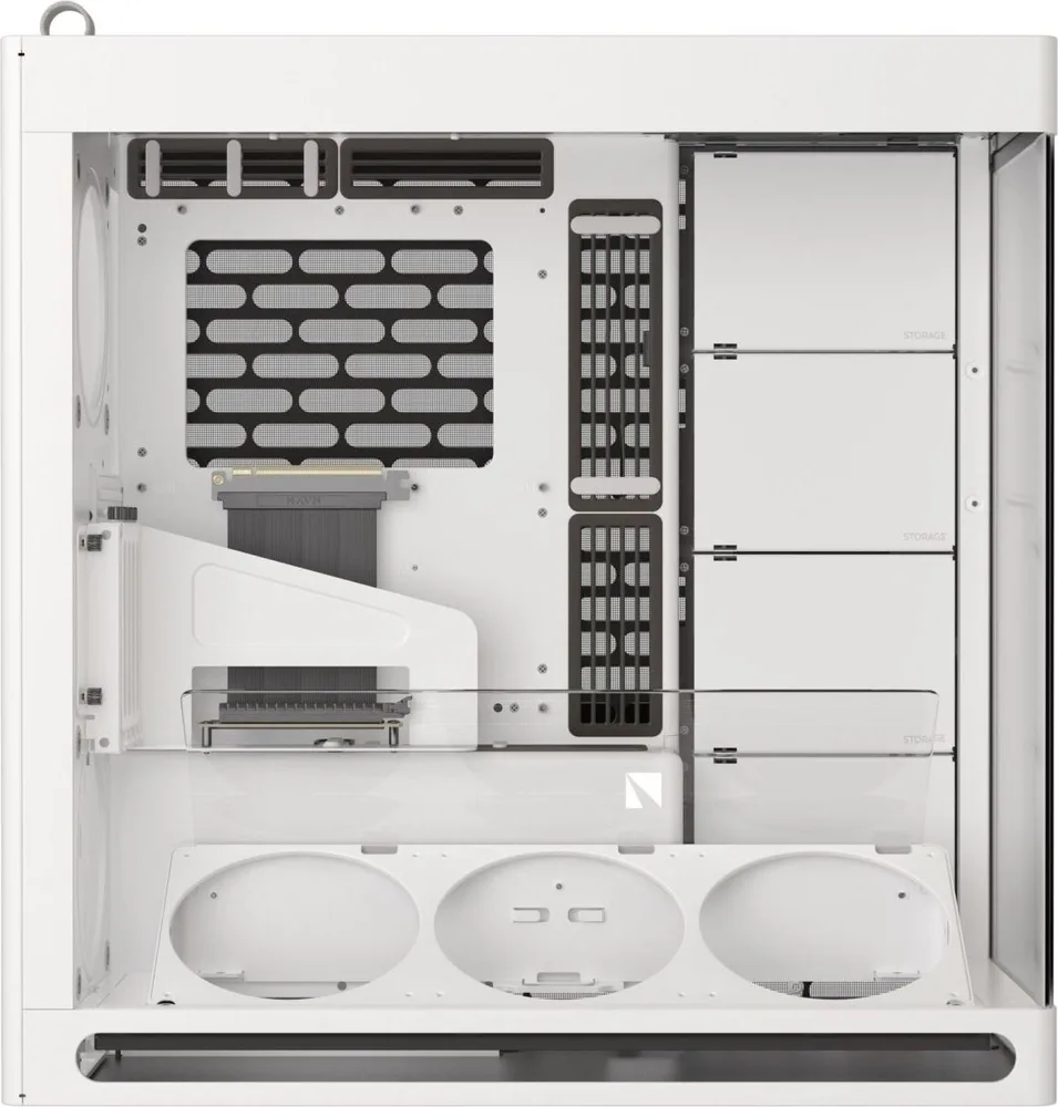 HAVN HS 420 VGPU white Premium Midi Tower Case - with vertical GPU support — εικόνα 5