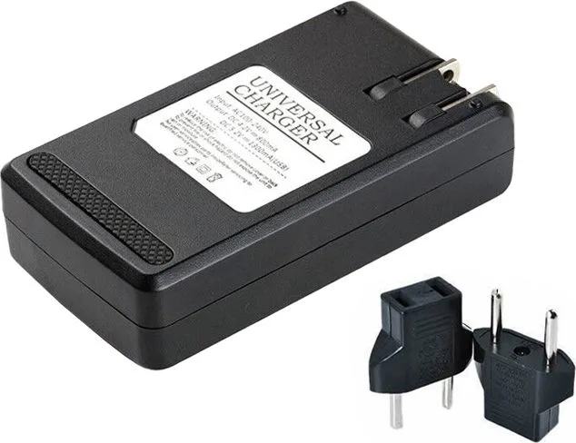 POWERTECH φορτιστής μπαταρίας κινητών QC64 με οθόνη, USB, μαύρος — εικόνα 4