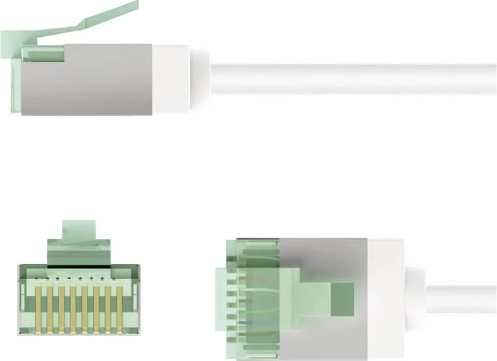GOOBAY καλώδιο δικτύου 74363, CAT 8.1 U/FTP, ultra slim, copper, 2000MHz, 5m, λευκό — εικόνα 7