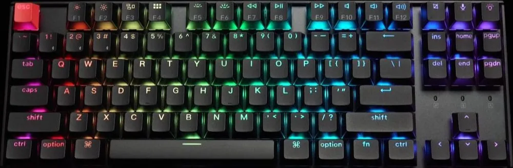 Keychron K8 V2 (K8X-J1) QMK Wireless Mechanical Keyboard Red Switch HotSwap RGB 80% US Lay Aluminum — εικόνα 7