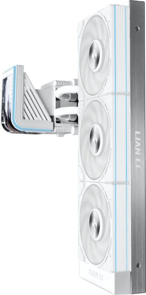 LIAN LI HydroShift II OLED Curved 360P28 - 360mm AIO Water Cooling - 6.67" 2Κ Display - White — εικόνα 2