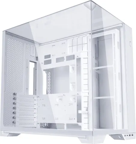 LIAN LI O11 Vision Compact White - White EATX(under 280mm)/ATX 2 top panels 360AIO Tower PC Case