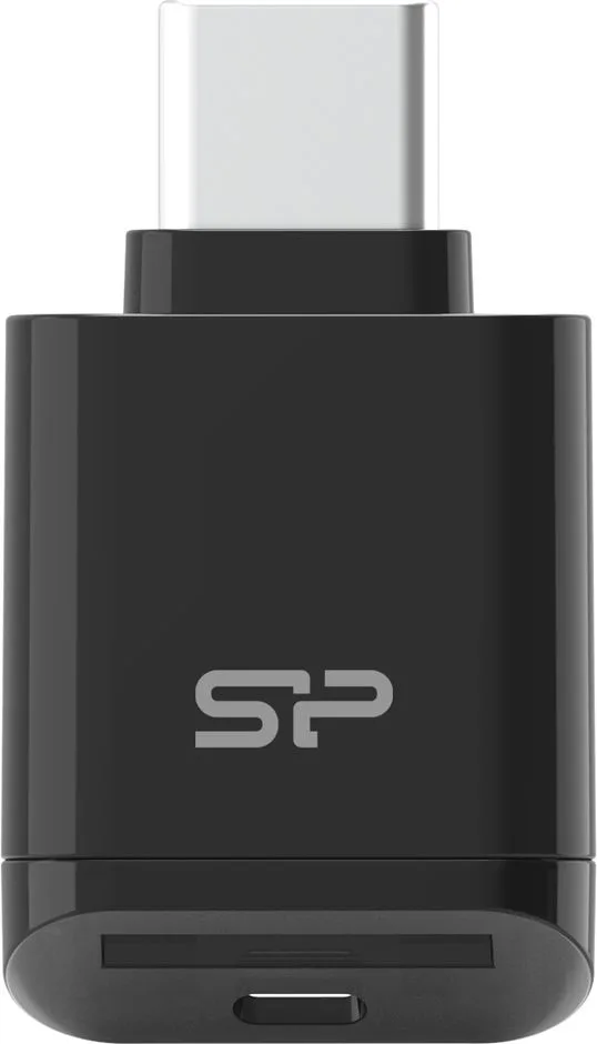SILICON POWER card reader C200 για micro SD, USB-C, USB 3.2, 180/165MBps, μαύρο — εικόνα 4