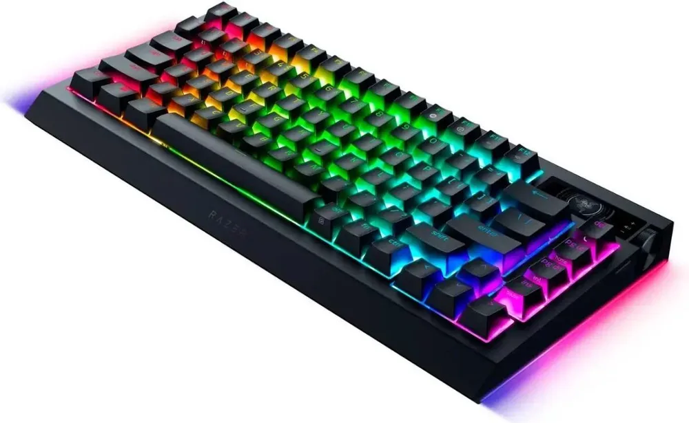 Razer BLACKWIDOW V4 75% Pro Wireless Mechanical RGB Gaming Keyboard - Hot-Swappable - Orange Switche — εικόνα 2