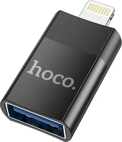 HOCO UA17 αντάπτορας Lightning ΑΡΣΕΝΙΚΟ ΣΕ USB 2.0 (OTG)
