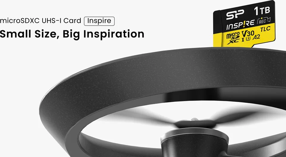 SILICON POWER κάρτα μνήμης microSDXC Inspire με card reader, 128GB, C10 UHS-I U3 V30 A2 — εικόνα 2