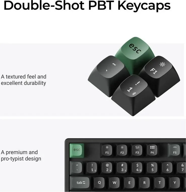 Keychron K2 Ultra (K2U-J1) ZMK Wireless 8K Mechanical Keyboard Red Switch (Hot-Swap) 75% Us Layout — εικόνα 7