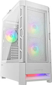 Cougar Midi Tower Case Airface, ARGB, White