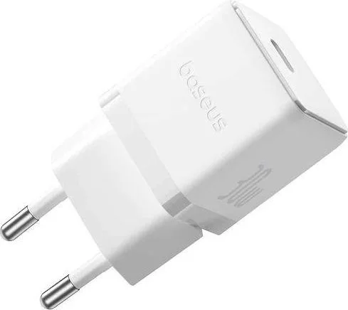 BASEUS Palm, φορτιστής τοίχου, 1X Type-C, 30W, Moon White — εικόνα 2