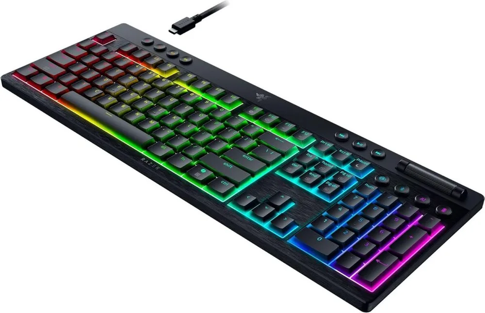Razer BlackWidow V4 Low Profile HyperSpeed - Wireless / Bluetooth RGB Gaming Keyboard -Orange Switch — εικόνα 3