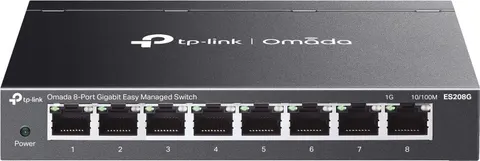 TP-LINK easy managed switch ES208G, 8x Gigabit θύρες, V1.0