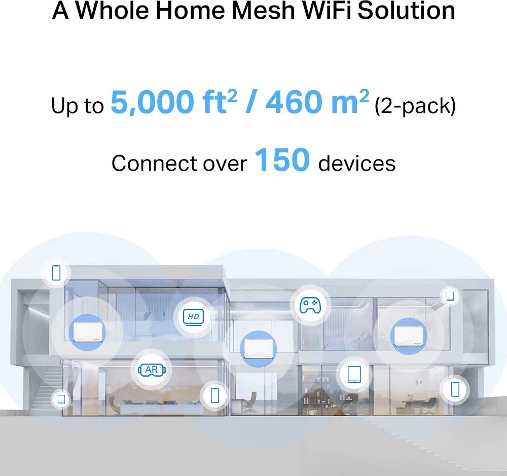 MERCUSYS Whole Home Mesh Wi-Fi 7 System Halo H27BE, 3.6Gbps Dual Band, 2τμχ, V.1.0 — εικόνα 5