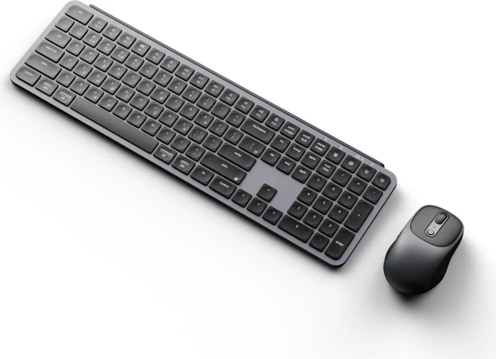 Keychron B6 Pro Combo (KCBD4-GR) Ultraslim Wireless Keyboard and Mouse 100% GR - Space Grey — εικόνα 3