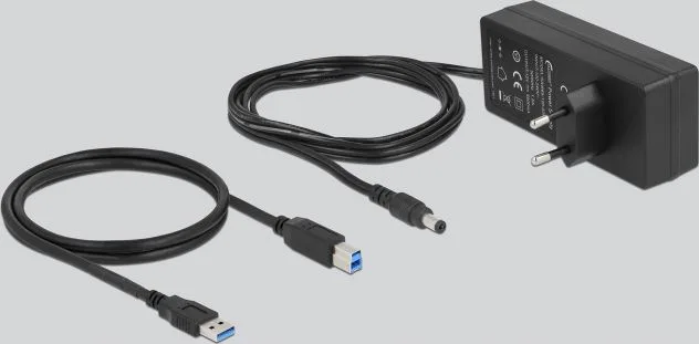 DELOCK USB hub 63669 με διακόπτες, 7x θυρών, 5Gbps, γκρι — εικόνα 3